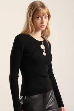 Jersey Punto Aberturas, Negro Liola L