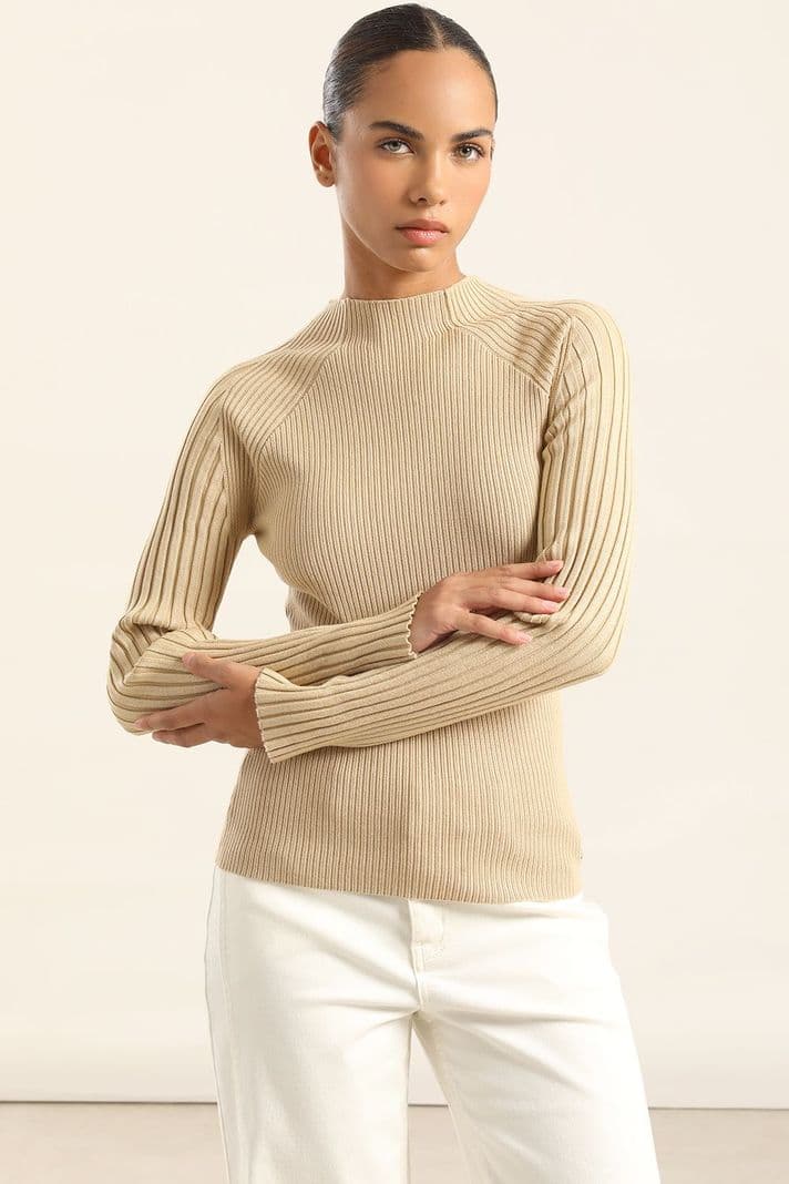 Jersey Punto Fantasia, Beige Liola L