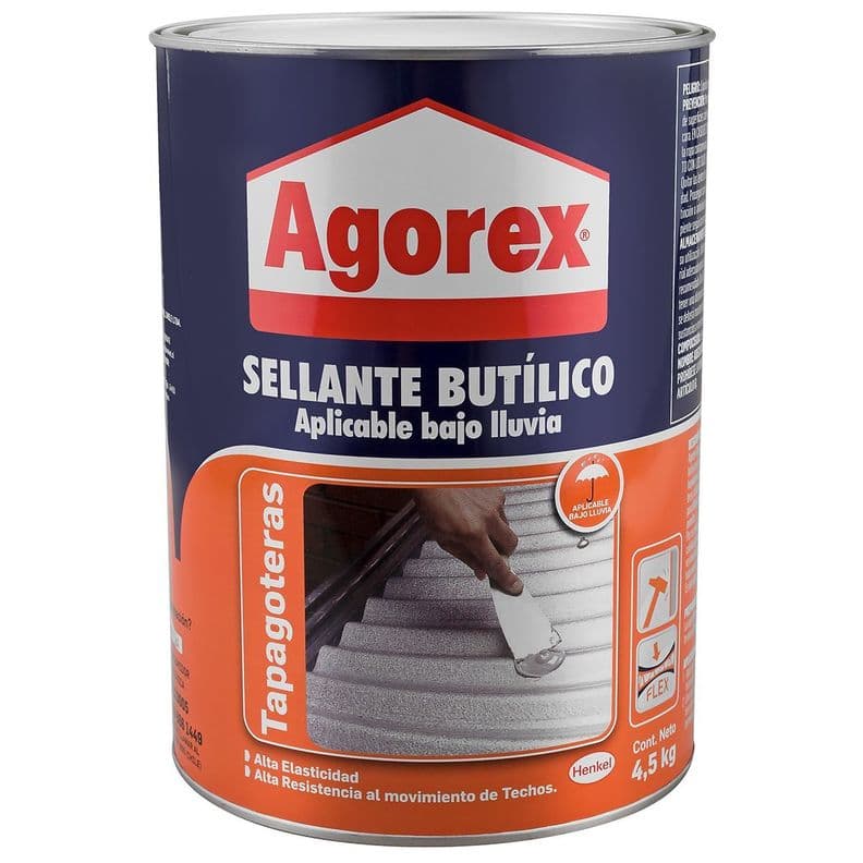Tapagoteras Sellantes Profesionales Agorex 4,5Kg Verde Pastel