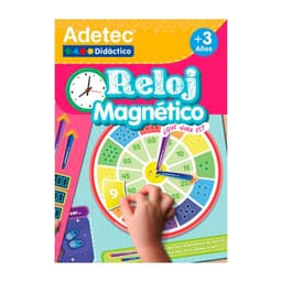 Reloj Laminas Magneticas Juega Y Aprende Azul