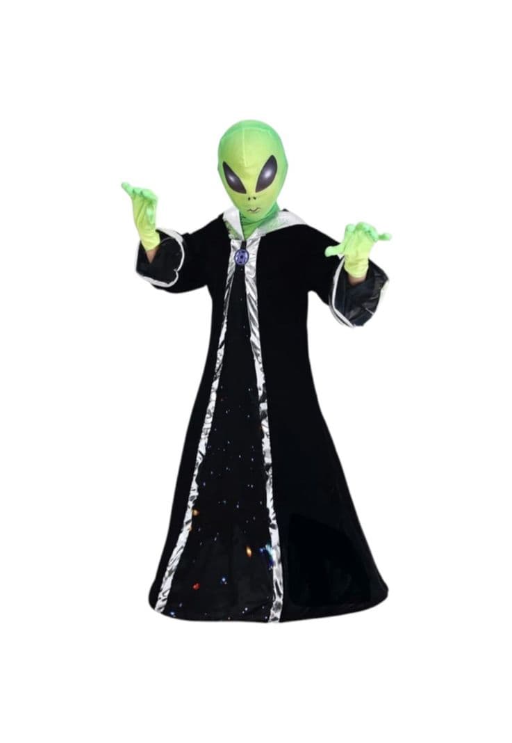 Disfraz De Extraterrestres Cosplay Stardy Verde Adulto Negro S