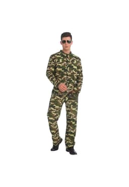 Disfraz Cosplay Militar Marina USA NAVY Negro M