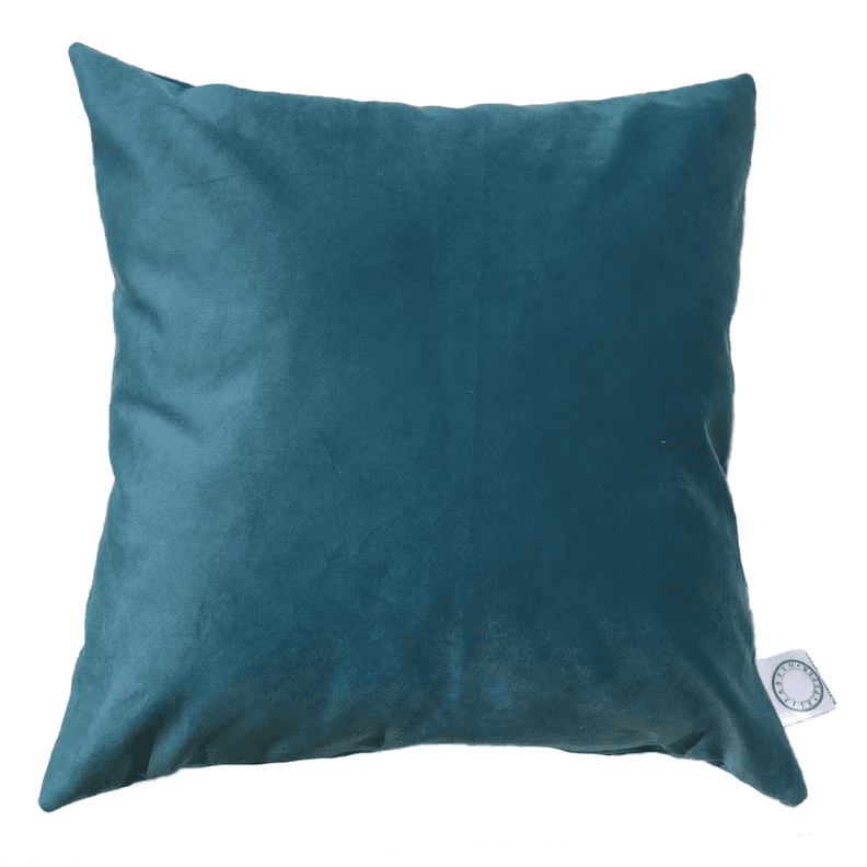 COJIN DECORATIVO DISENO TURQUESA SUAVE 60x60 RELLENO