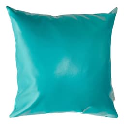 Cojin Decorativo EcoCuero Turquesa 50x50 Relleno