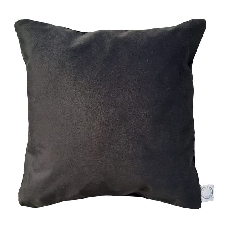 COJIN DECORATIVO DISENO SUAVE NEGRO 45X45 RELLENO