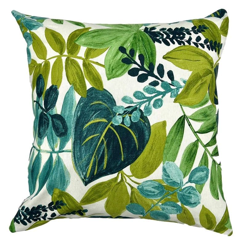 Cojin Decorativo Diseno Verde Botanico 50x50 Relleno No requiere variantes por talla