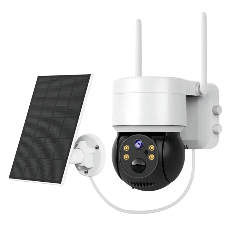 Camara Exterior Con Panel Solar, Wi-fi Y Vision Nocturna