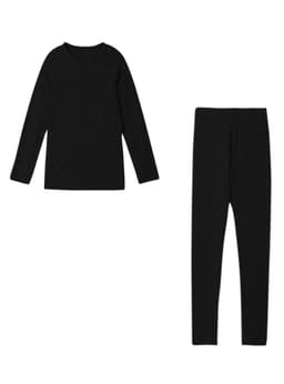 Conjunto Micropolar Primera Capa Blanford Ninos Negro 8