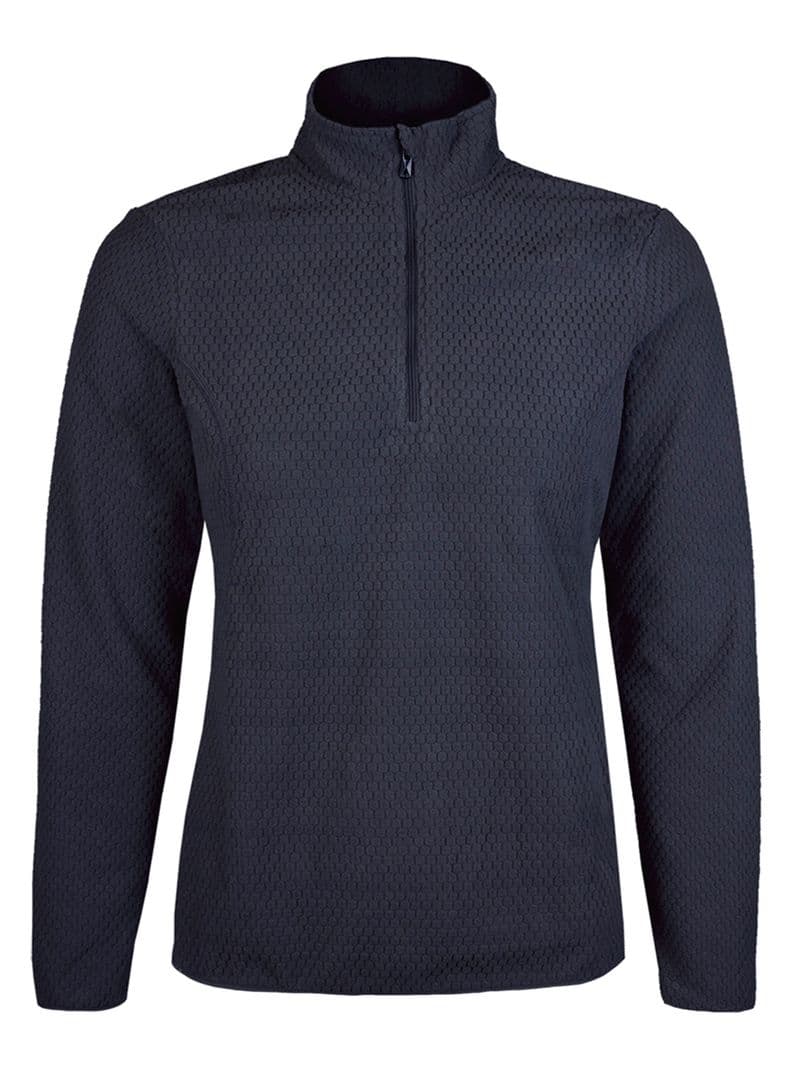 Polera Micropolar Panal Segunda Capa con Cierre Culpeo Pro Mujer Azul Oscuro L
