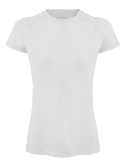 Polera Dry Fit Manga Corta Bangsi Essential Mujer Blanco XL