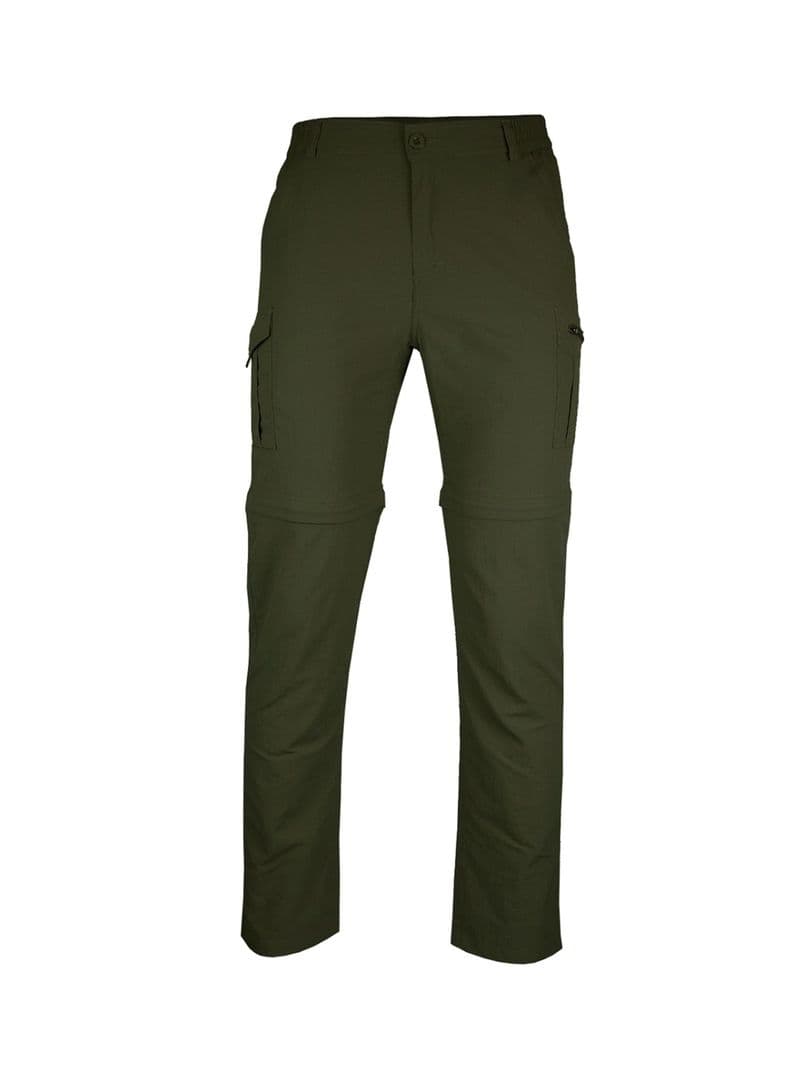Pantalon Trekking Desmontable Ripstop UPF50 Fenec Hombre Verde S