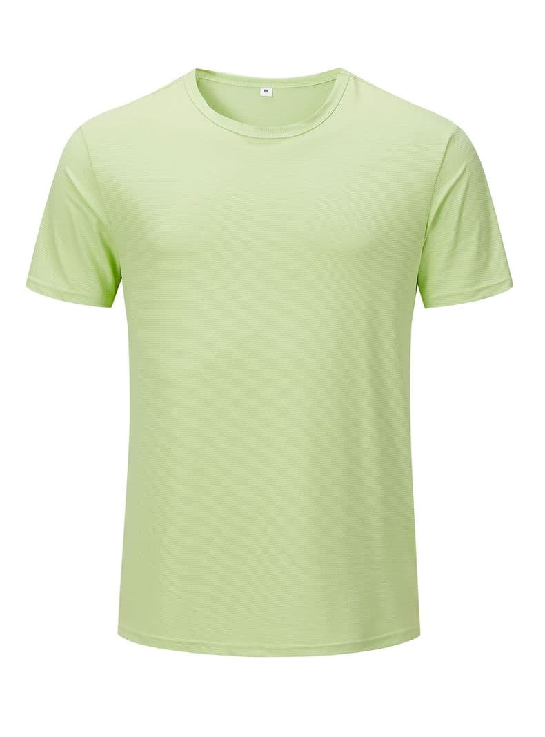 Polera Dry Fit Microperforado Manga Corta Sechurano Hombre Verde Claro M
