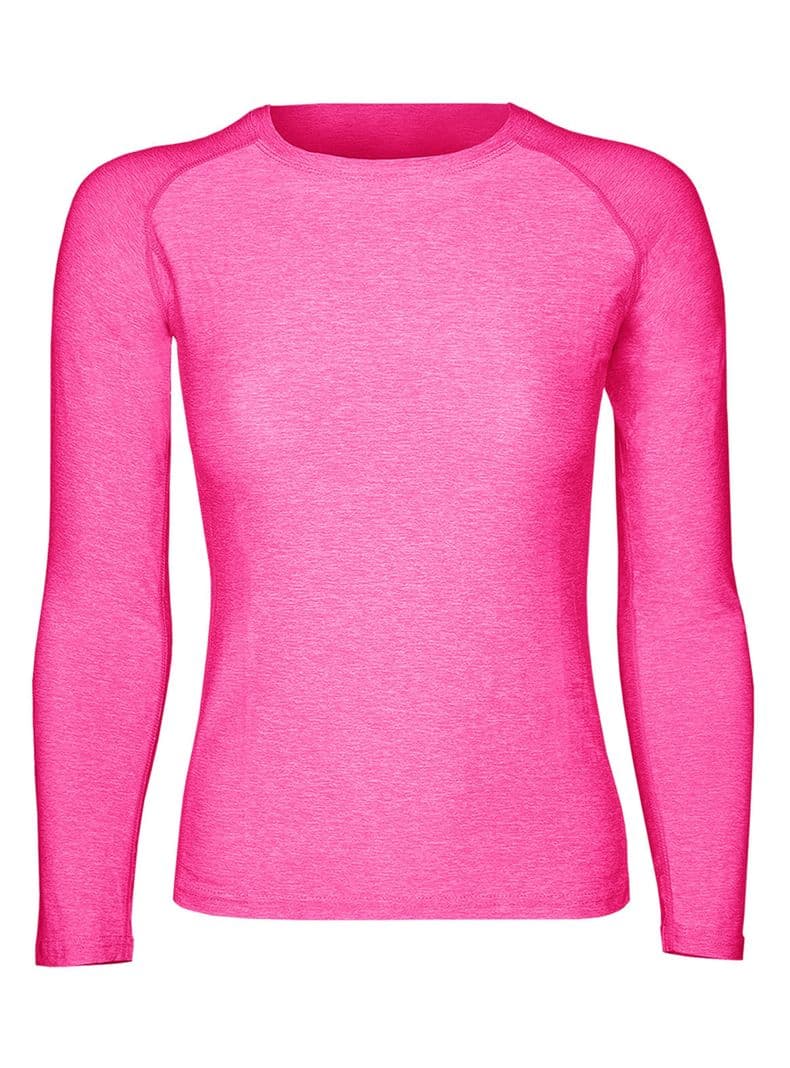 Polera Dry Fit Manga Larga Bangsi Mujer Rosado XL