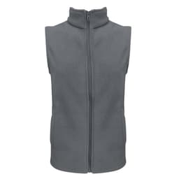 Chaleco Micropolar Liso Chilla Mujer Gris M