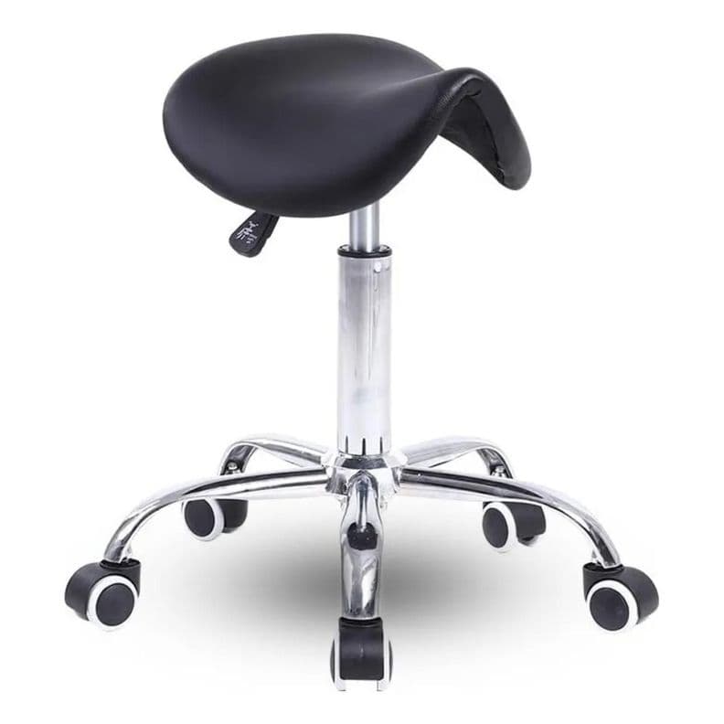Piso Taburete Ergonomico Negro