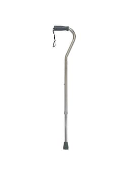 Baston Curvo Plata Gris