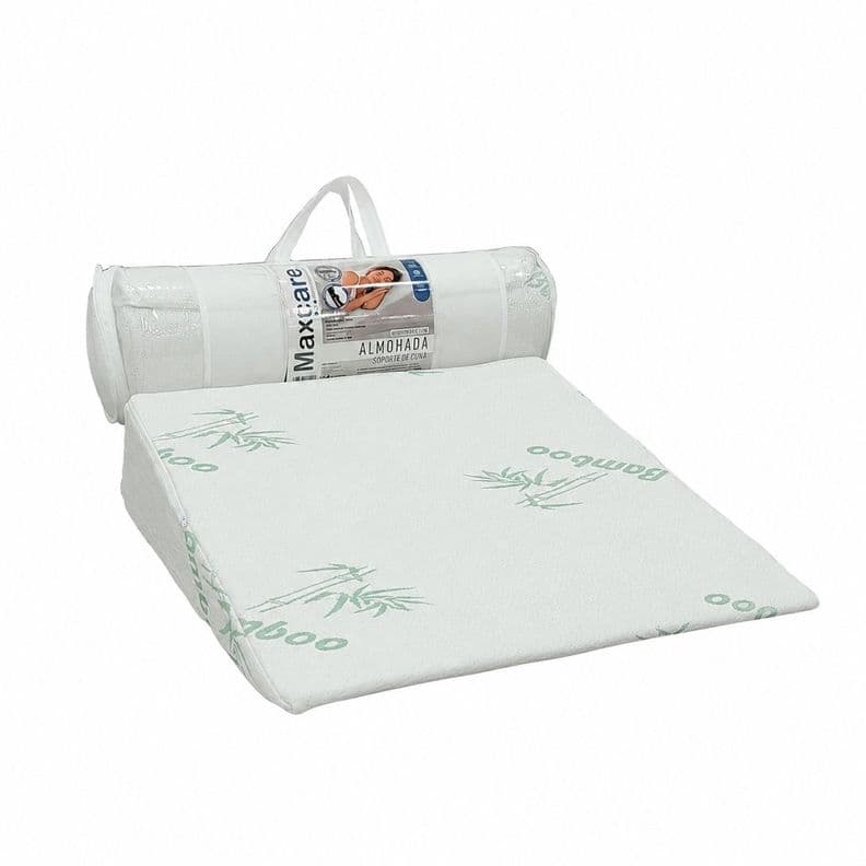 Almohada Cojin Cuna Ortopedica 64x64x19 Cm Blanco