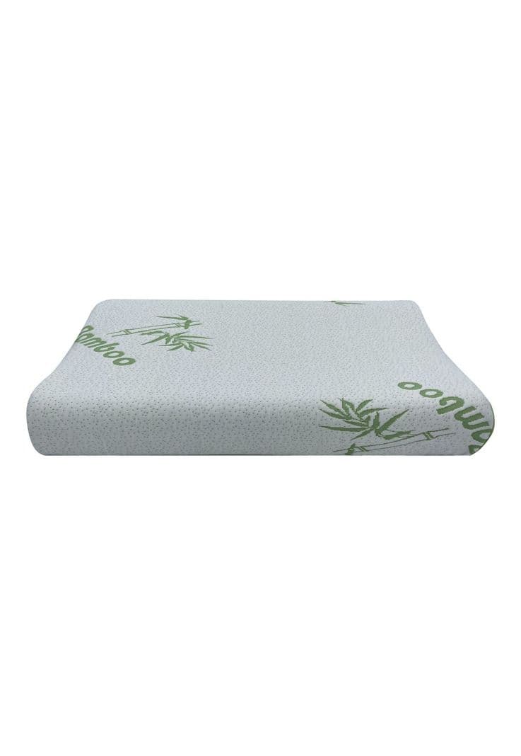 Almohada Viscoelastica Contour Bamboo 60x36x12/8 Blanco