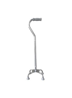 Baston 4 Patas Base Chica Gris