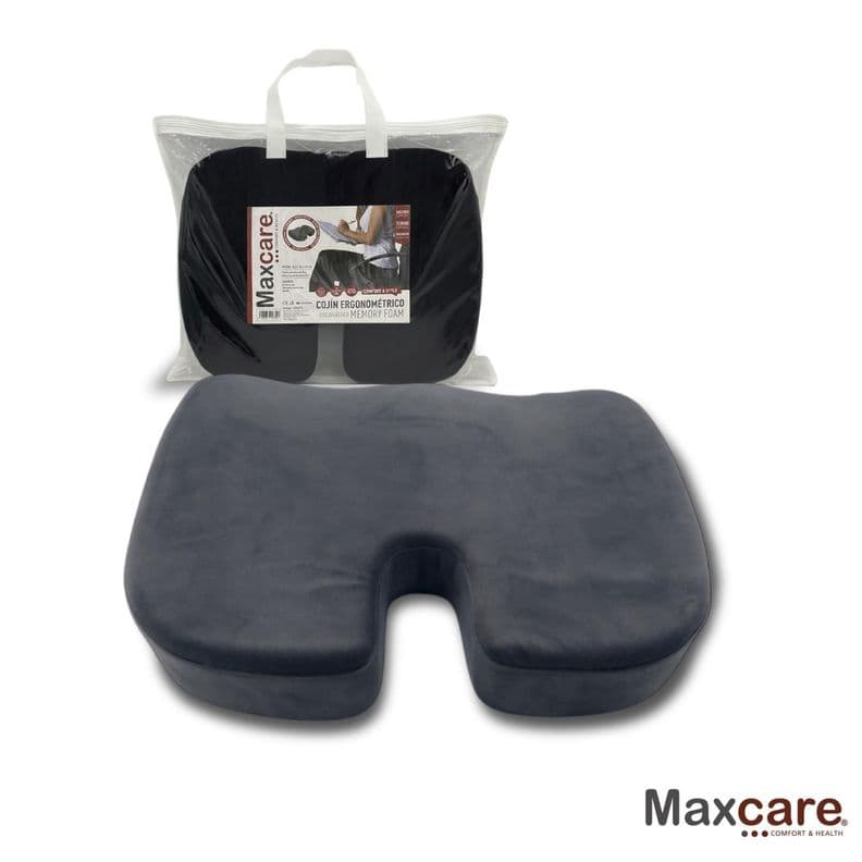 Cojin Ortopedico Coxis Ergonometrico 44,5 X 36 X 6,8 Cm Negro