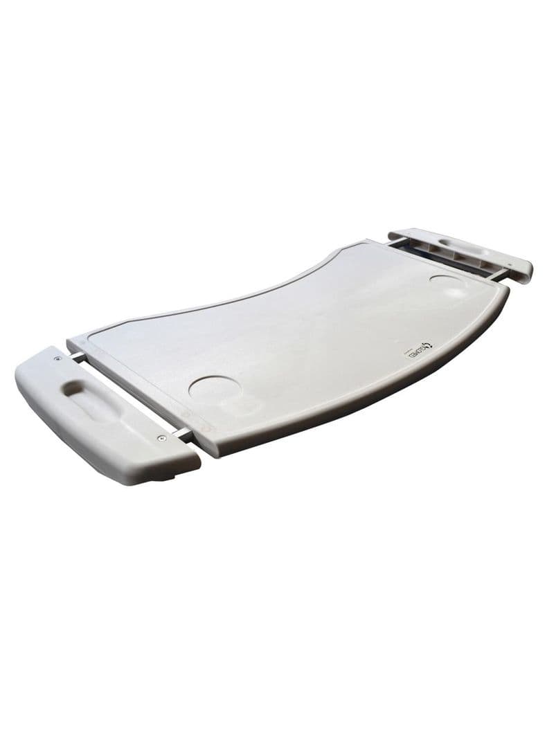 Mesa Auxiliar De Cama Clinica Ajustable Blanco