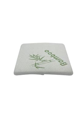Almohada Viscoelastica Bebe Bamboo 36x25x4cm Blanco