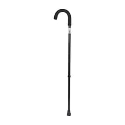 Baston De Apoyo Mango Curvo Clasico Negro