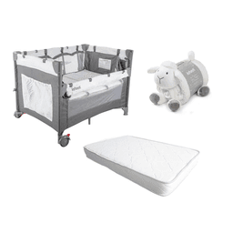 Cuna Colchon espuma-Manta-Playard Always Together Marengo Diseno 2 0