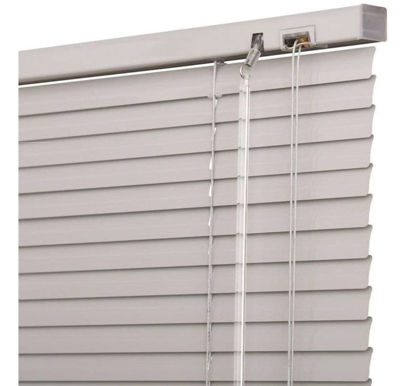Mini persiana 25 mm gris 125x140 cm