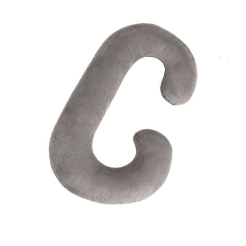Cojin Almohada Maternal Con Funda Extra Suave Gris