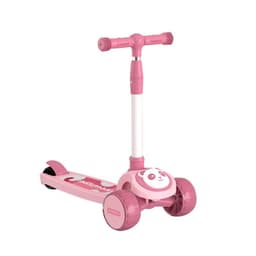 Scooter Infantil Premium Oso Panda Rueda Con Luces Rosado