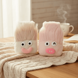 Guatero De Mano Peluche Dise o Monstruo Kawaii 1000ml