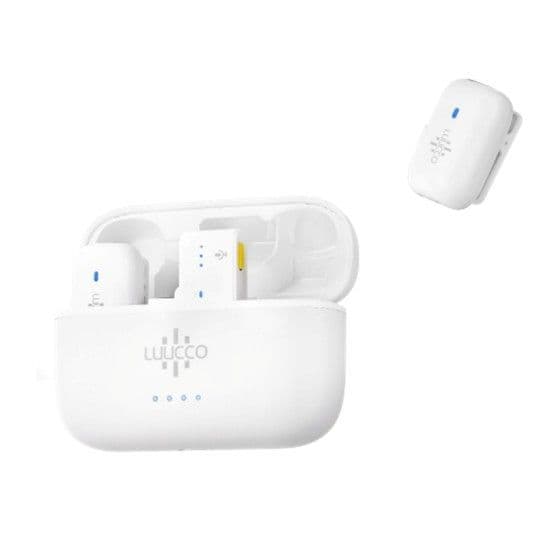 MICROFONO LAVALIER WIRELESS LUUCCO MINIPODS BLANCO