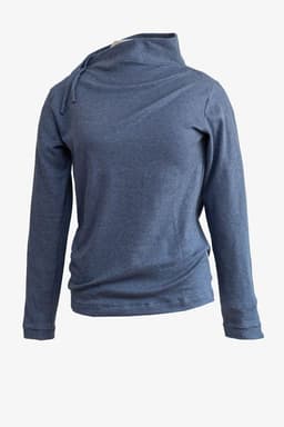 Top Alba Algodon Organico Azul M