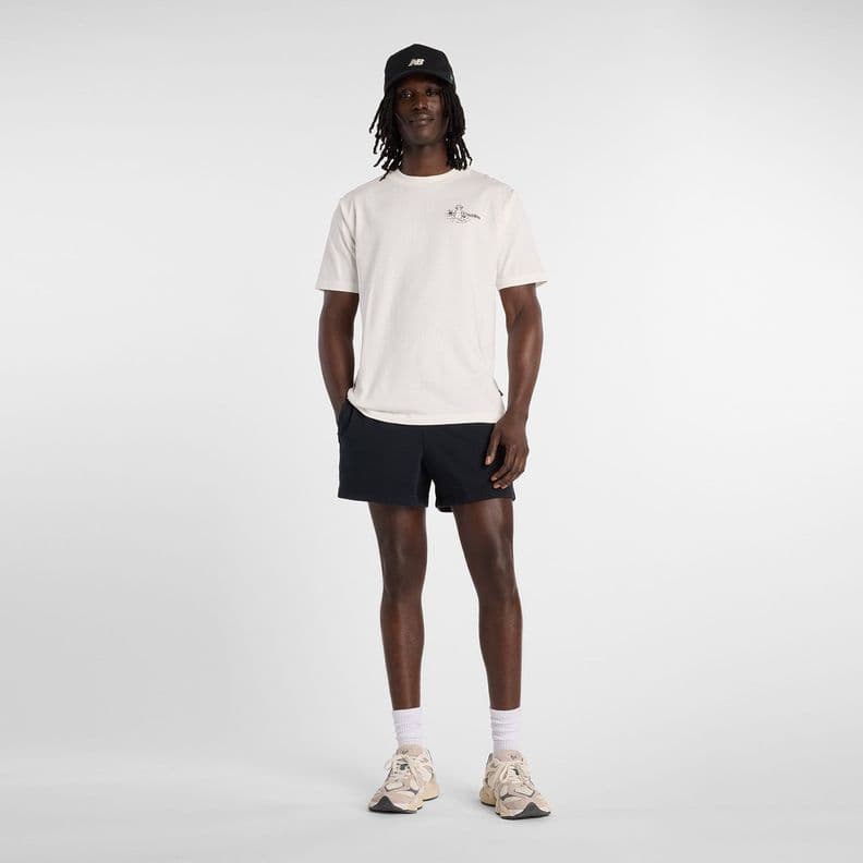Polera Lifestyle Hombre New Balance Fountain Blanca Blanco L