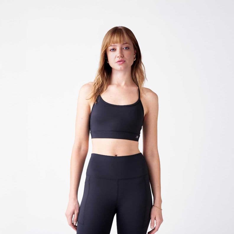 Peto Running Mujer New Balance Essential Yoga Bra Negro M