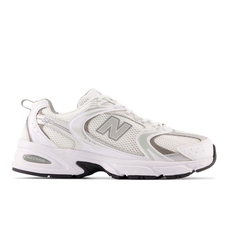 Zapatillas Urbanas Unisex New Balance 530 Blanca/plata Blanco US 4