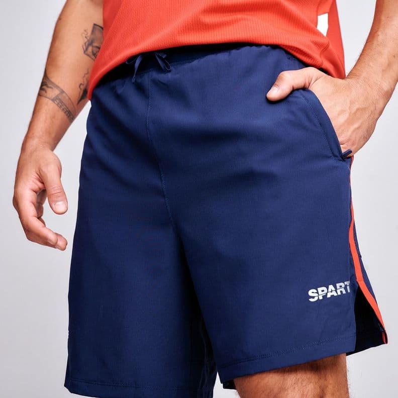 Short Entrenamiento Hombre Sparta Team Chile 7'' Azul S