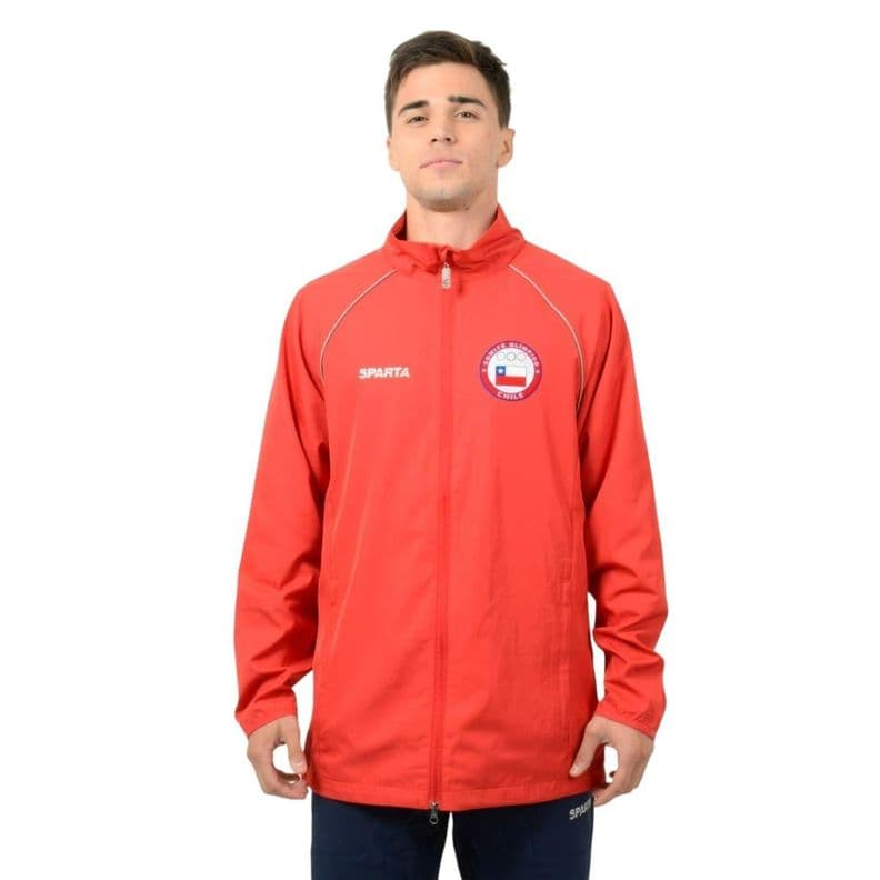 Chaqueta Presentacion Hombre Sparta Team Chile Roja Rojo XXL