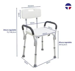 Asiento Seguridad Regulable Con Respaldo Y Apoyabrazos