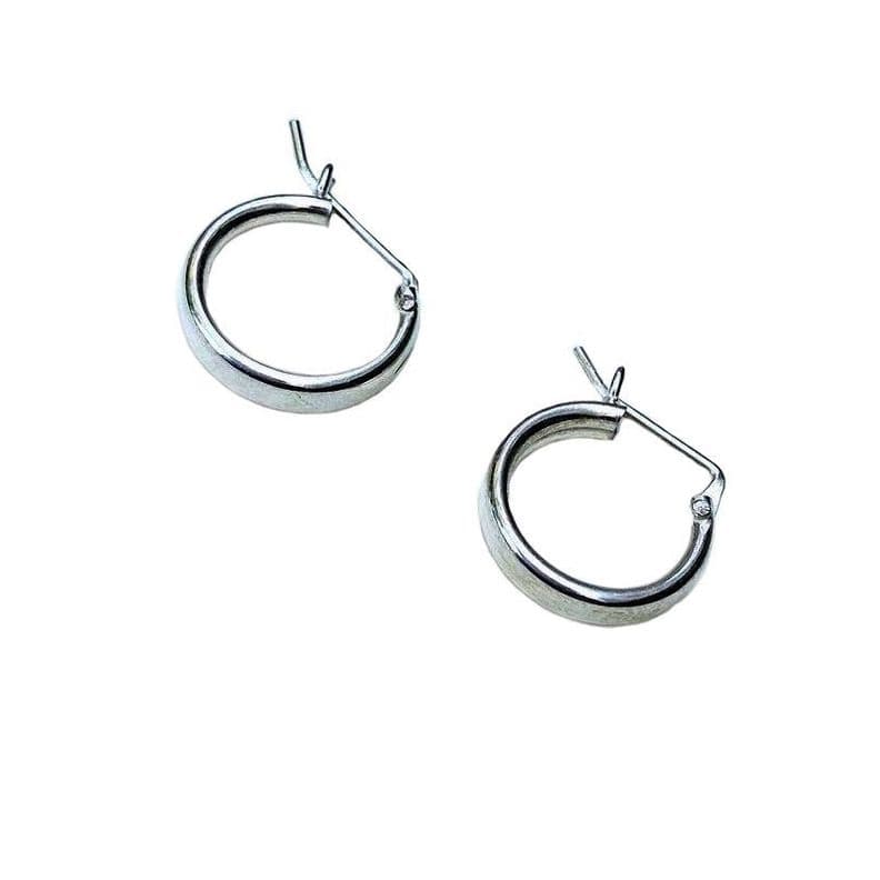 Aros Plata Argolla 1,2 cm