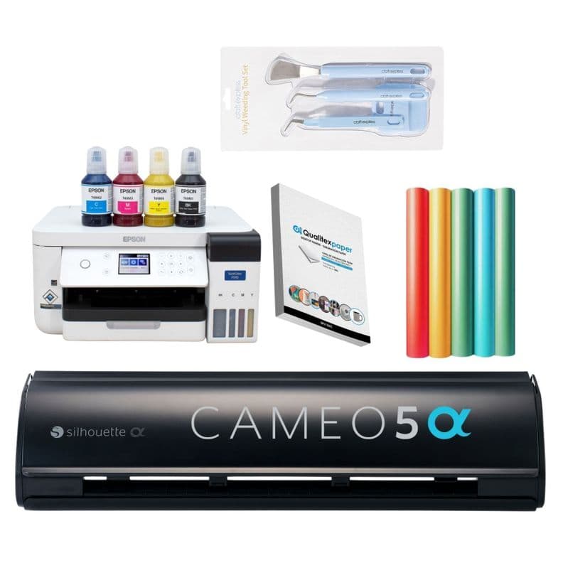 Silhouette Cameo 5 Alpha Black + Impresora Epson F170 Sublimacion