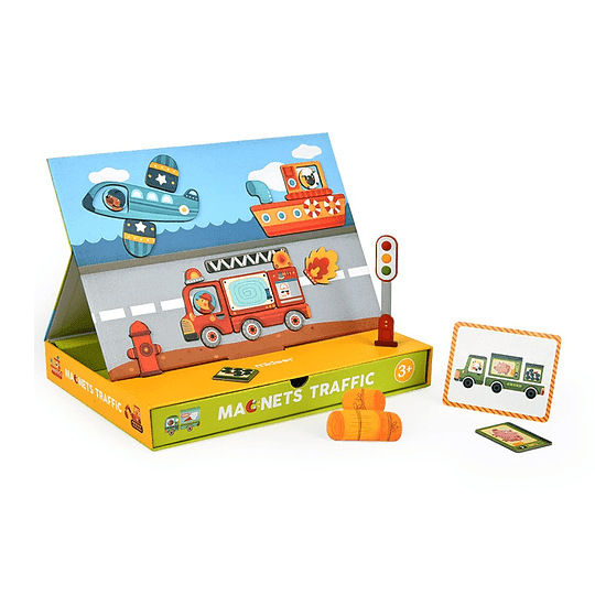 Juego de Transporte MagnEtico Blanco