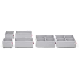 Organizador de Cajones Plegable 6 unidades Color Gris Premium Rayen