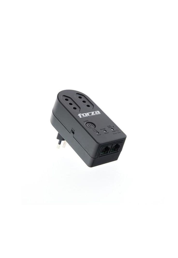 Protector De Voltaje Forza Zion Fvp-1202n-c 1500W 220V 2 Enchufes Negro