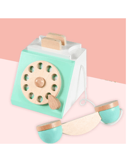 TELEFONO DE MADERA PARA Ninos MONTESSOSRI