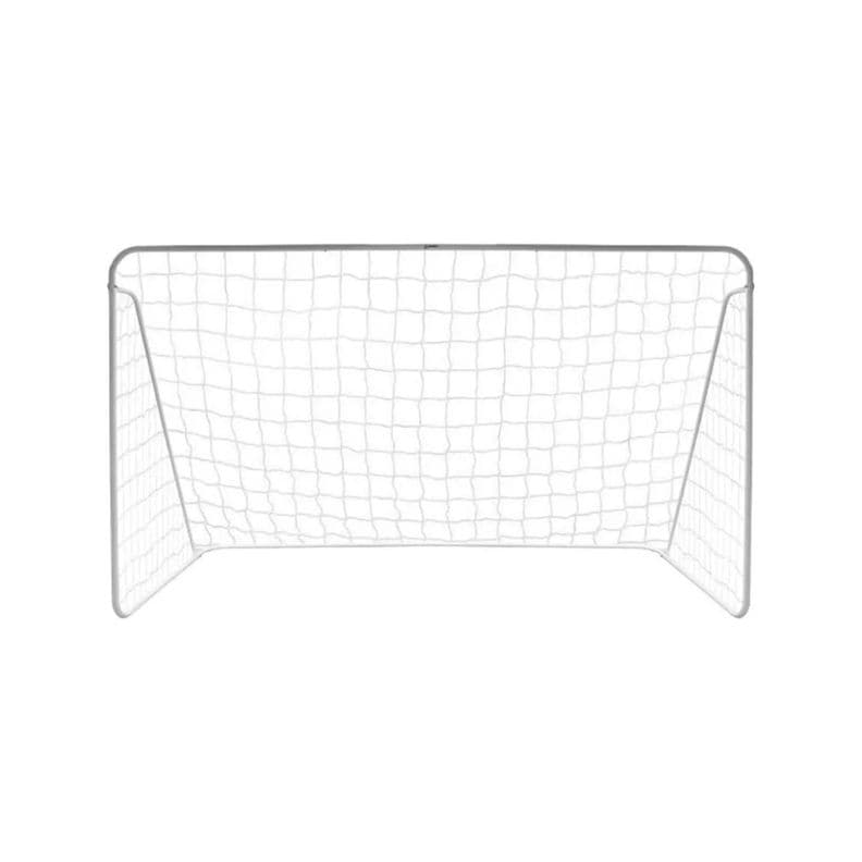 Arco De Futbol Metalico 240 X 150 + Red Desarmable Blanco