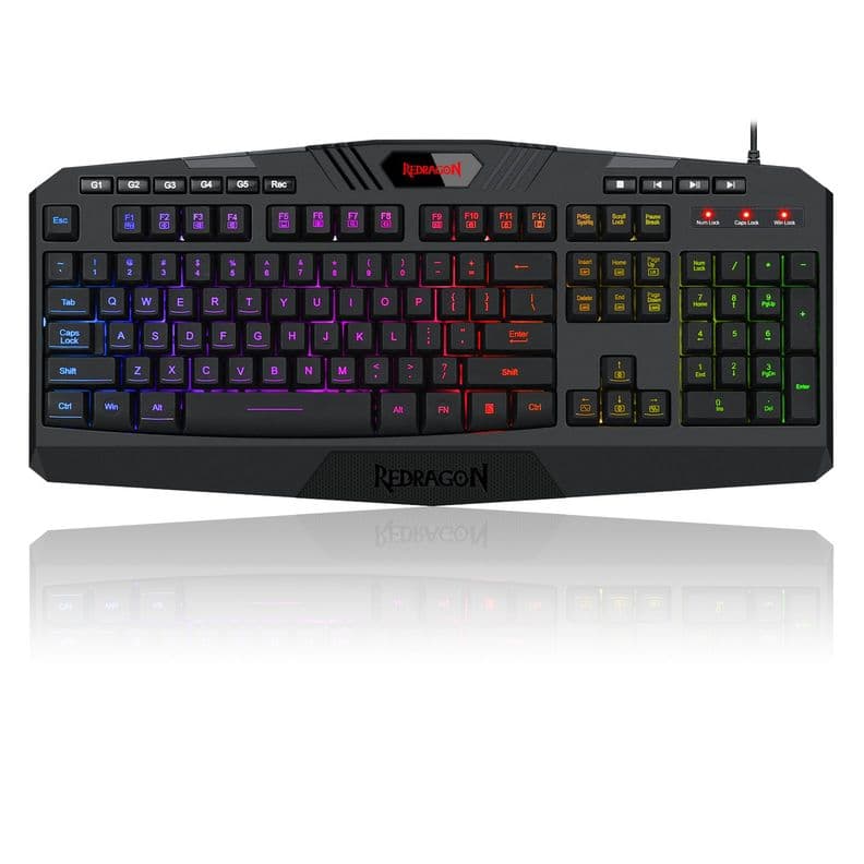 Teclado Gamer Redragon Harpe Pro K503a - Rgb Negro