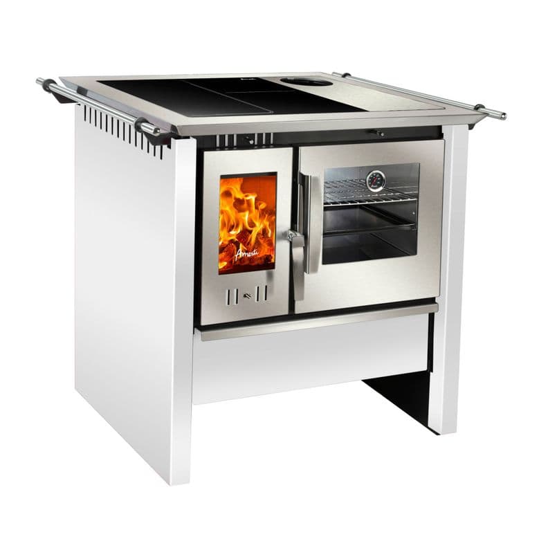 Cocina comb lenta a lena Amesti Allegra Vitrox Blanco