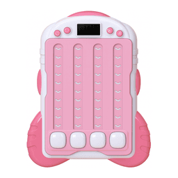 Juguete Sensorial Electronico Reflejos y Ritmo Regalo Ninos Rosado